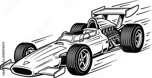 Cuadro en lienzo Close-up illustration of a hair clipper blade cutting hair strands