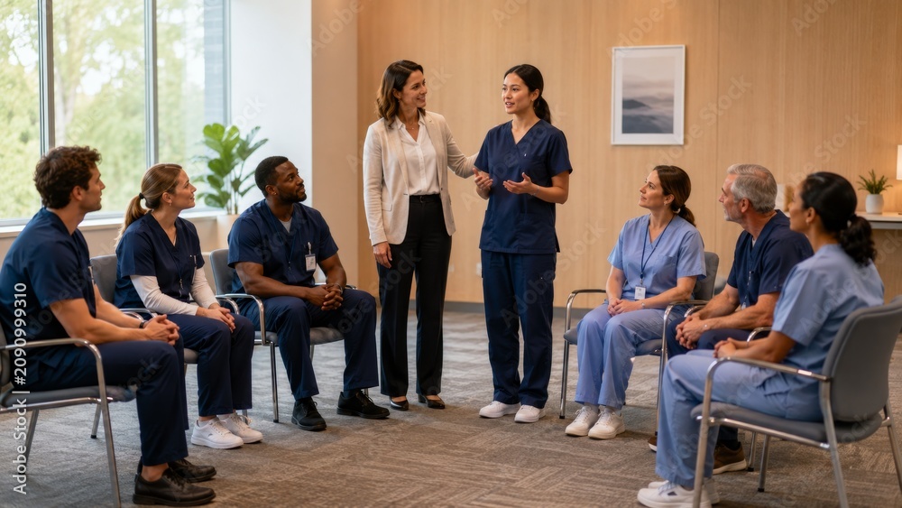 Obraz premium Mental Health Training for Hospital Staff