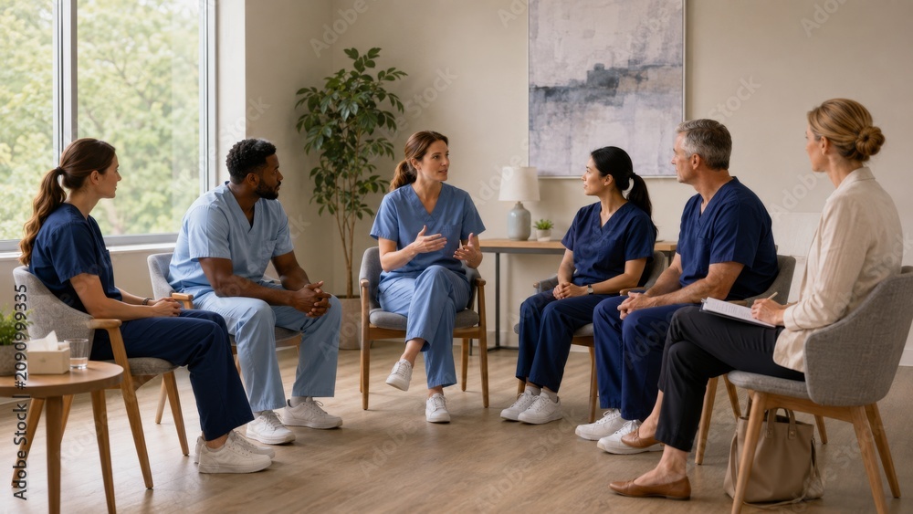 Obraz premium Mental Health Training for Hospital Staff