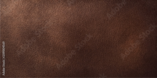 Obraz na plátně Brown leather textured surface background with soft uneven coloration closeup vi