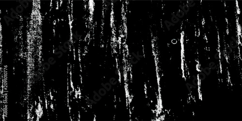 Fotografija Abstract dark background black and white dusty wall texture with scratches and cracks