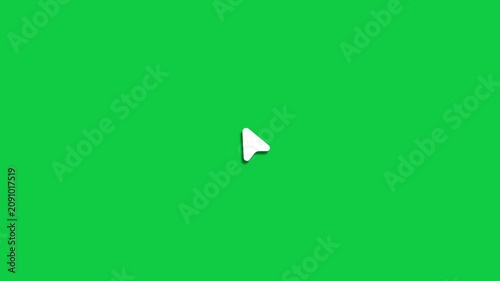 Mouse pointer hand clicks icon animation.  Mouse click, mouse cursor click animation, mouse pointer animation, mouse double click animation,  click.