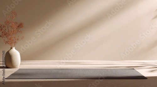 Explore the essence of a serene healthy lifestyle through warm earth tones