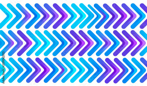 Modern Gradient Chevron Arrow Pattern with Blue Cyan Purple Flowing Directional Movement for Business Growth