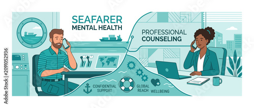 Seafarer Mental Health Support: Professional Counseling via Phone