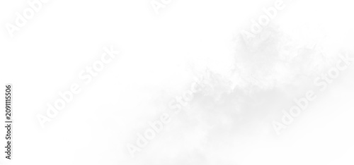 Εκτύπωση καμβά Clouds appear in the sky with a white background and a transparent theme during