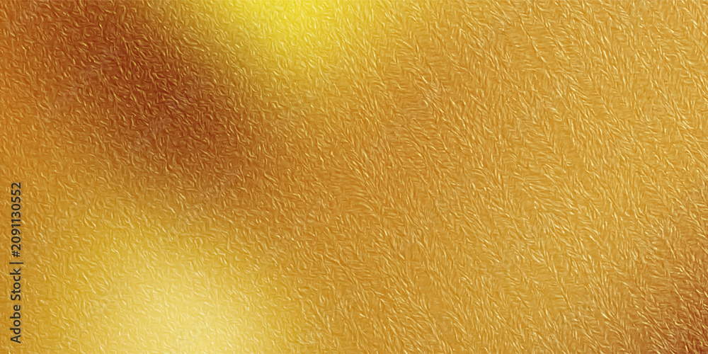 Naklejka premium Abstract golden background with speckled metallic effect. Modern gold foil pattern texture for presentation layout, wallpaper, and premium branding