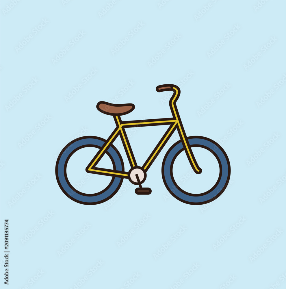 Fototapeta premium bicycle icon vector illustration