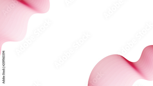 Abstract pink shapes, wavy curves, vector background, modern design elements, graphic resources