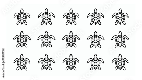 Collection of black and white chess pawns arranged in a grid pattern for strategic game themes and intellectual pursuits