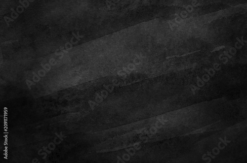 Abstract black watercolor background texture