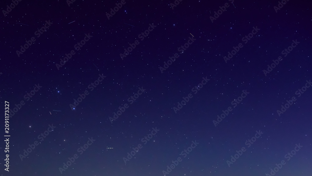 Fototapeta premium Summertime Milky Way stars and constellations.