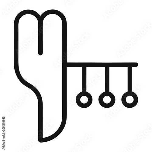 phone icon on white background