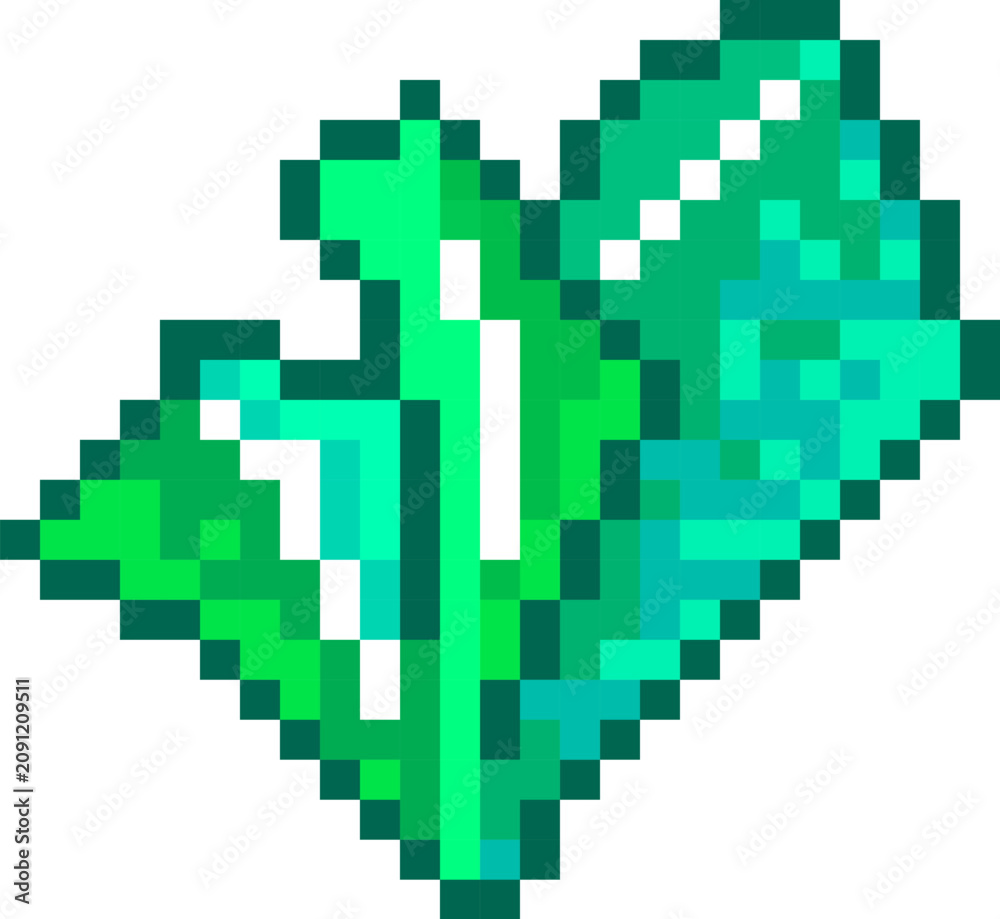 Fototapeta premium Crystal Shard Loot Pixel Art