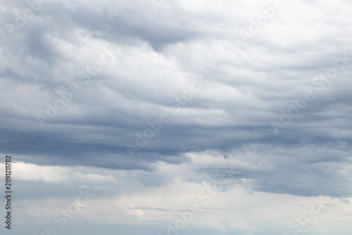 Sky replacement cloudy overcast low hanging dark clouds