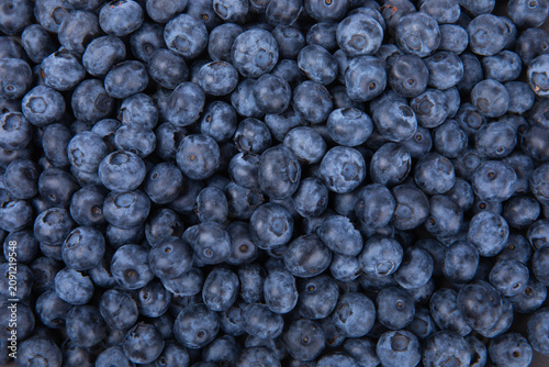 Fresh ripe blueberries isolated on white background. Organic blueberry fruit, healthy superfood. Sweet berry collection, full depth of field, clipping path. Fruit slices on a white background.