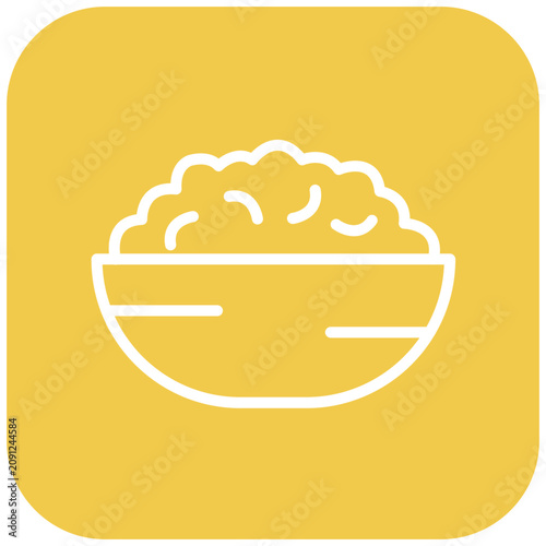 Bild auf Leinwand Vector Design Mac N Cheese Icon Style