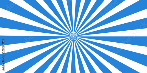 Foto A vibrant blue and white radial burst pattern emanates from a central point, creating a dynamic and energetic visual effect