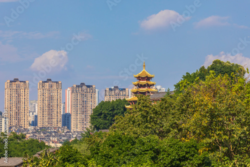 Chongqing , China - June 07, 2026: The Pagodas of Chongqing