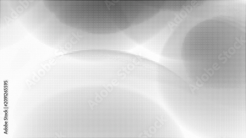 Halftone pattern with gradient effect and circular design