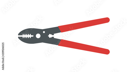 Fotografija Red handled needle nose pliers tool.