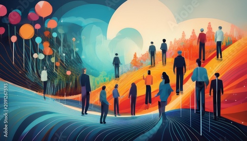 abstract visualization of cultural values and identity narratives shaping behavior cultural foresight concept social expectations and consumption shifts organizational culture
