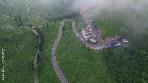 Misty Hills, Darjeeling, Aerial Shot