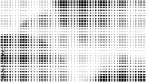 Halftone pattern with gradient effect on white background