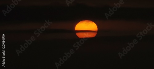 Mystischer Sonnenuntergang auf La Palma