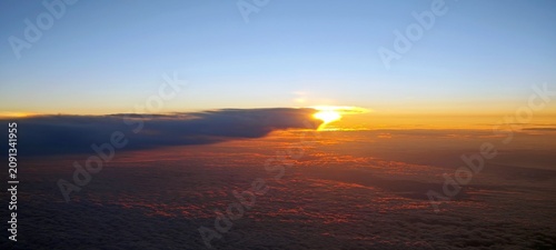 Sonnenuntergang auf der Vulkaninsel La Palkma