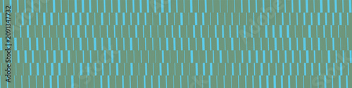Photos Wavy line pattern with alternating teal and muted green hues creates a rhythmic