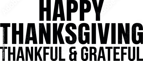 Foto Happy thanksgiving wishes thankful and grateful greeting