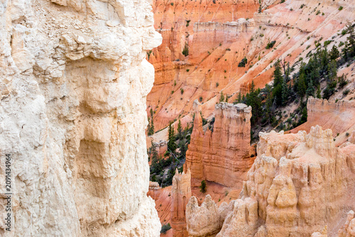 Bild auf Leinwand Hoodoos seen from Inspiration Point in Bryce Canyon National Park, Utah