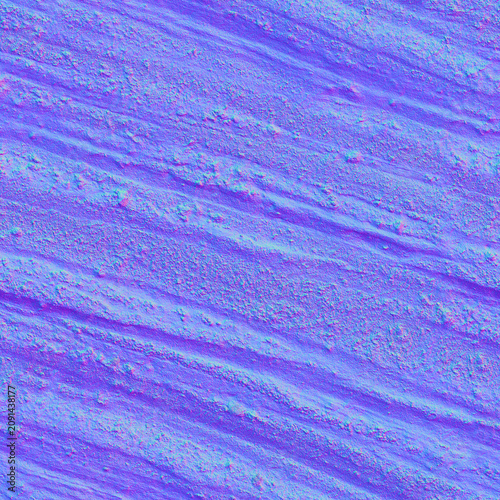 Normal map height mud ground game asset surface 3d texture seamless pattern material, dirt road tire tracks rough soil terrain floor