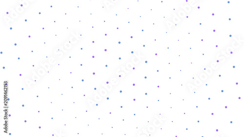 Minimalist purple and blue dotted halftone pattern isolated on transparent background for digital art