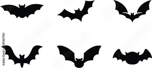  Unique black bat silhouettes