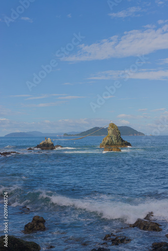 Naklejka 夏の海（大分県大分市佐賀関）