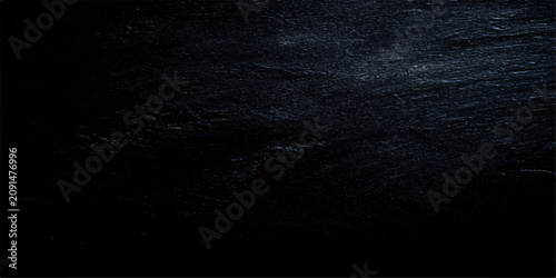 Tableau sur toile dark deep ocean water abstract background, mysterious underwater scene