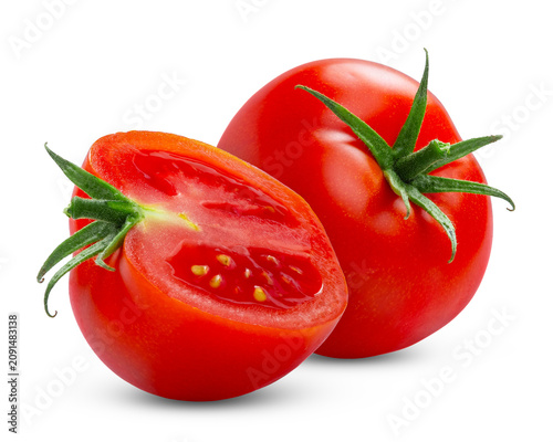 Foto Tomatoes, isolated vegetables