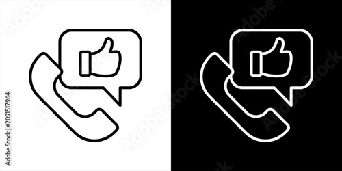 Canvastavla Communication Icon Set Black And White