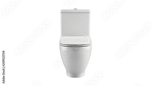 White toilet with black lid and white tank side toilet is black.