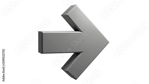 The letter is shown in the shape of an arrow with black.