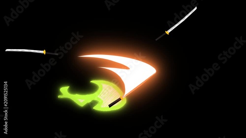 Sharp Katana Strike Title Effect