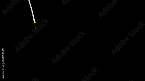 Ninja Sword Flying Title Transition