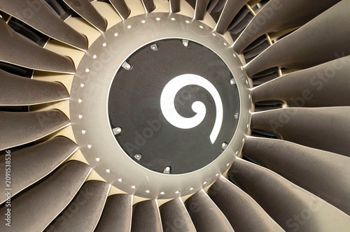 Konstfotografi Turbo Fan Engine