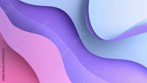 Abstract layered paper background with soft pastel gradient colors background abstract gradient backdrop geometric artistic illustration wallpaper minimalist creative composition aesthetic
