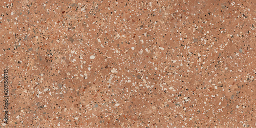 Foto Terracotta colored textured surface with fine speckled aggregate terracotta spec