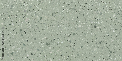Light green terrazzo stone surface texture with terrazzo background aggregate material interior speckled architectural composite construction industrial building abstract renovation