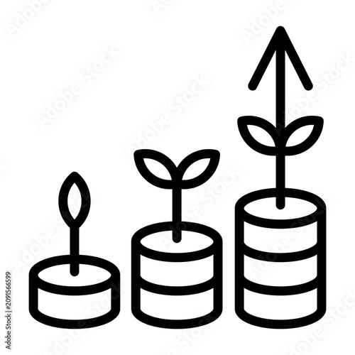 Fotografie Growth Icon