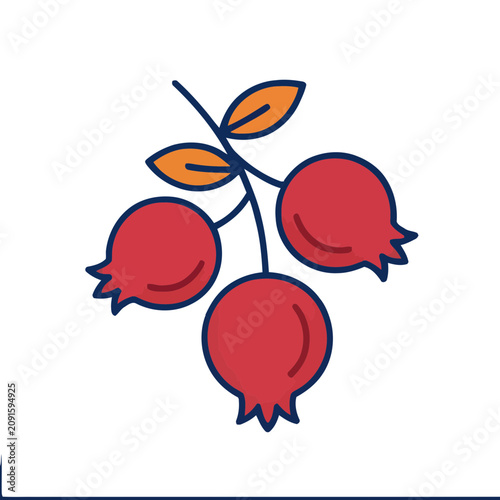 Floral Leaf Clipart Icon